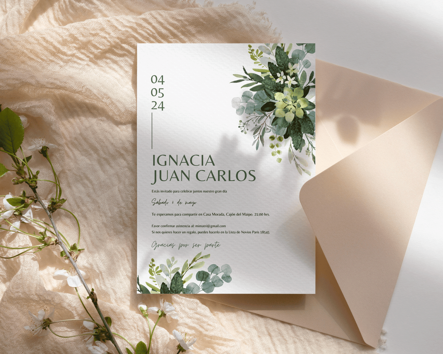 Invitación Ignacia