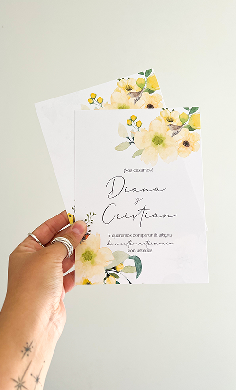 Invitación Papel